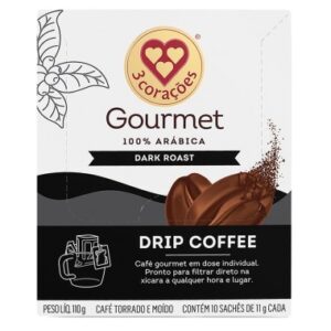 CAFE TRES CORACOES DRIP COFF G DARK 11G