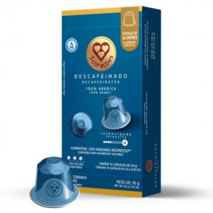 CAFE TRES CORACOES CAP DESCAFEINADO 50G
