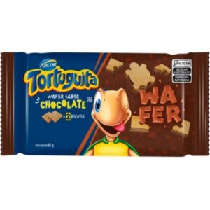 BISCOITO WAF TORTUGUITA CHOCOLATE 85G