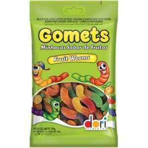 BALA DORI GOMETS MINHOCAS FRUTAS 150G