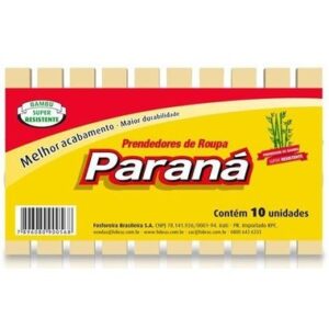 PRENDEDOR ROUPAS PARANA MADEIRA GIG 12UN