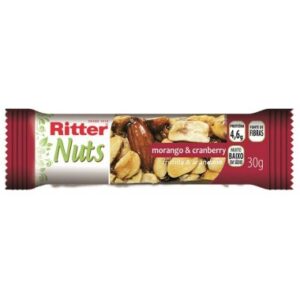 BARRA CEREAL RITTER NUTS MOR GRANBE 30G