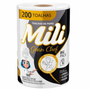 TOALHA PAPEL MILI GRAN CHEF 200FL UN