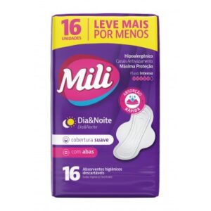 ABSORVENTE MILI DIA NOITE SV C ABA 16UN
