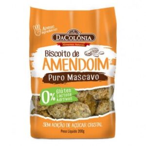 BISCOITO DACOLONIA AMENDOIM 200G