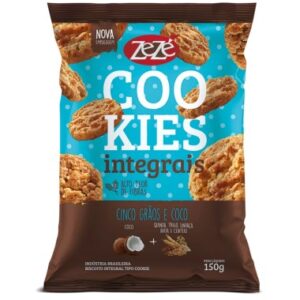 BISCOITO ZEZE COOKIES 5 GRAOS E COCO150G