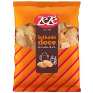 BISCOITO ZEZE FOLHADO DOCE 300G