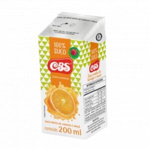 SUCO CBS 100PC LARANJA 200ML