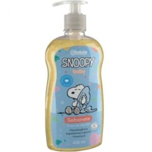 SABONETE LIQUIDO SNOOPY BABY TOQ ALGOD400ML