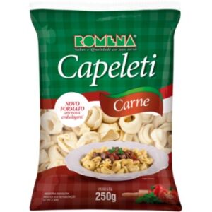 MASSA ROMENA CAPELETTI CARNE 250G
