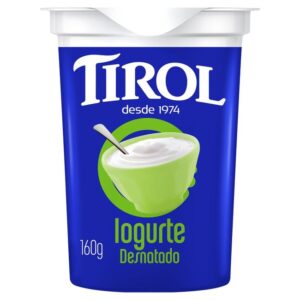 IOGURTE TIROL NATURAL DESNATADO 160G