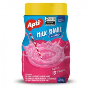 MILK SHAKE APTI MORANGO 360G