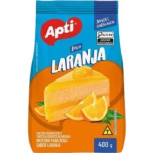 MISTURA BOLO APTI LARANJA PCT 400G
