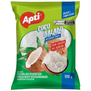 COCO RALADO APTI  ZR ACUCAR 100G