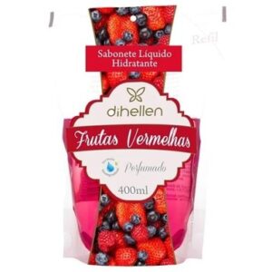 SABONETE LIQUIDO DI HELLEN FRUTAS VERM 400ML