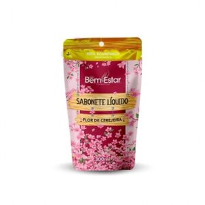 SABONETE LIQUIDO BEM ESTAR FLOR CEREJ300ML
