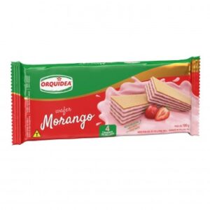 BISCOITO WAF ORQUIDEA MORANGO 100G