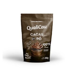 CACAU PO QUALICAU ALCALINO SG SL 200G