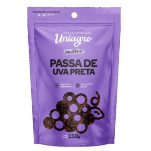 UVA PASSA PRETA UNIAGRO SACHE 150G