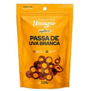 UVA PASSA BRANCA UNIAGRO SACHE 150G