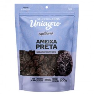 AMEIXA PRETA UNIAGRO SECA S CAROCO 500G