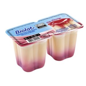 SOBREMESA BIO LAT BAUNILHA MORANGO 200G