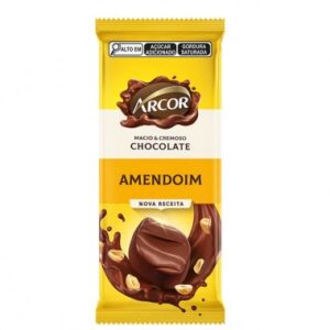 CHOCOLATE ARCOR AMENDOIM 80G