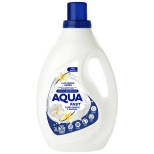 LAVA ROUPA LIQUIDO AQUAFAST BCA BAUNILHA 3LT