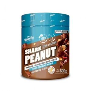 PASTA AMENDOIM SHARK PRO CHOCOLATE LEITE 600G