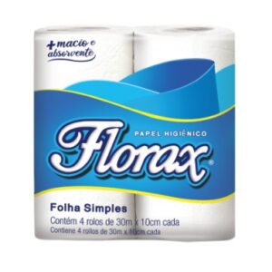 PAPEL HIG FLORAX NEUTRO FS 30M 4UN