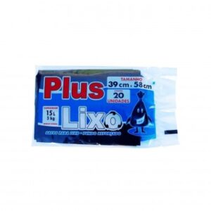 SACO LIXO PLUS 15L 20UN