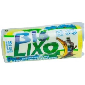 SACO LIXO BIO LIXO ROLO 100L 15UN