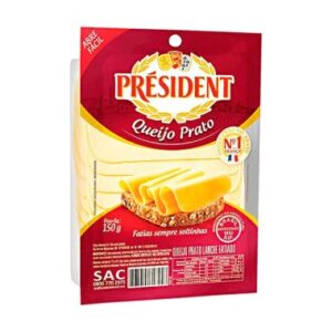 QUEIJO PRATO PRESIDENT FAT 150G