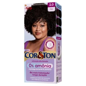 TINTA COR E TON PRETO SEM AMONIA 2 0