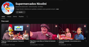 Podcast do Gostosão - iniciativa dos Supermercados Nicolini